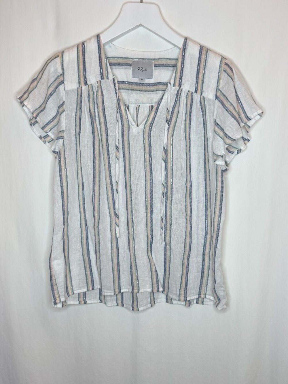 Rails Viera Tie Neck Top M